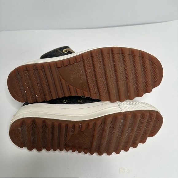 Converse Chuck Taylor RARE Lift Ripple High Top Sneakers Camo Star Size 7.5 - Picture 12 of 12